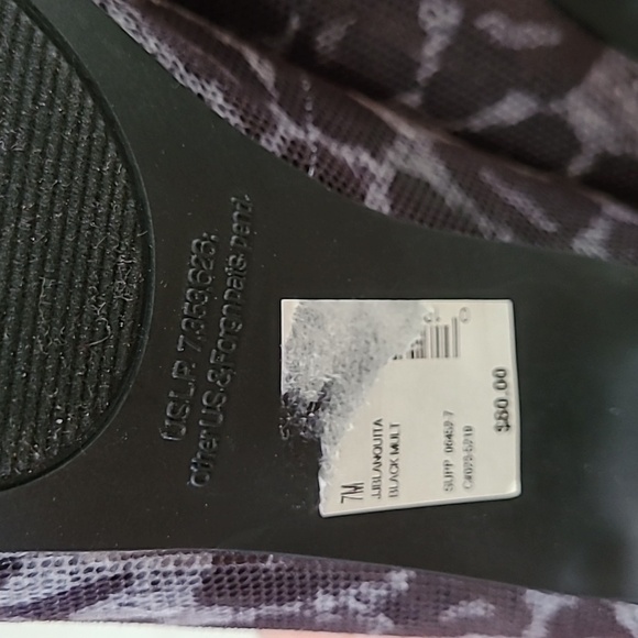 Nine & Co animal print peep-toe heels size 7 - Picture 11 of 12